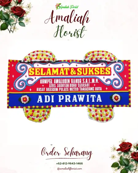 Papan Bunga Ucapan Selamat Kedungwringin